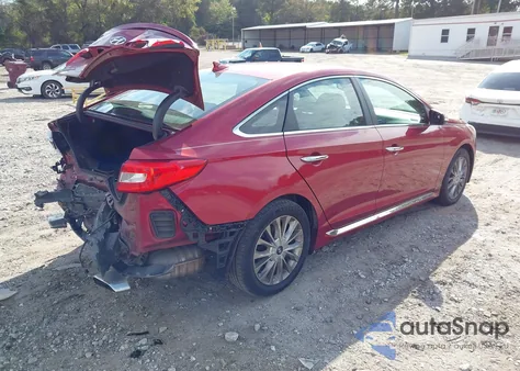 2015 Hyundai Sonata Limited from USA, damaged, VIN 5NPE34AF7FH247633